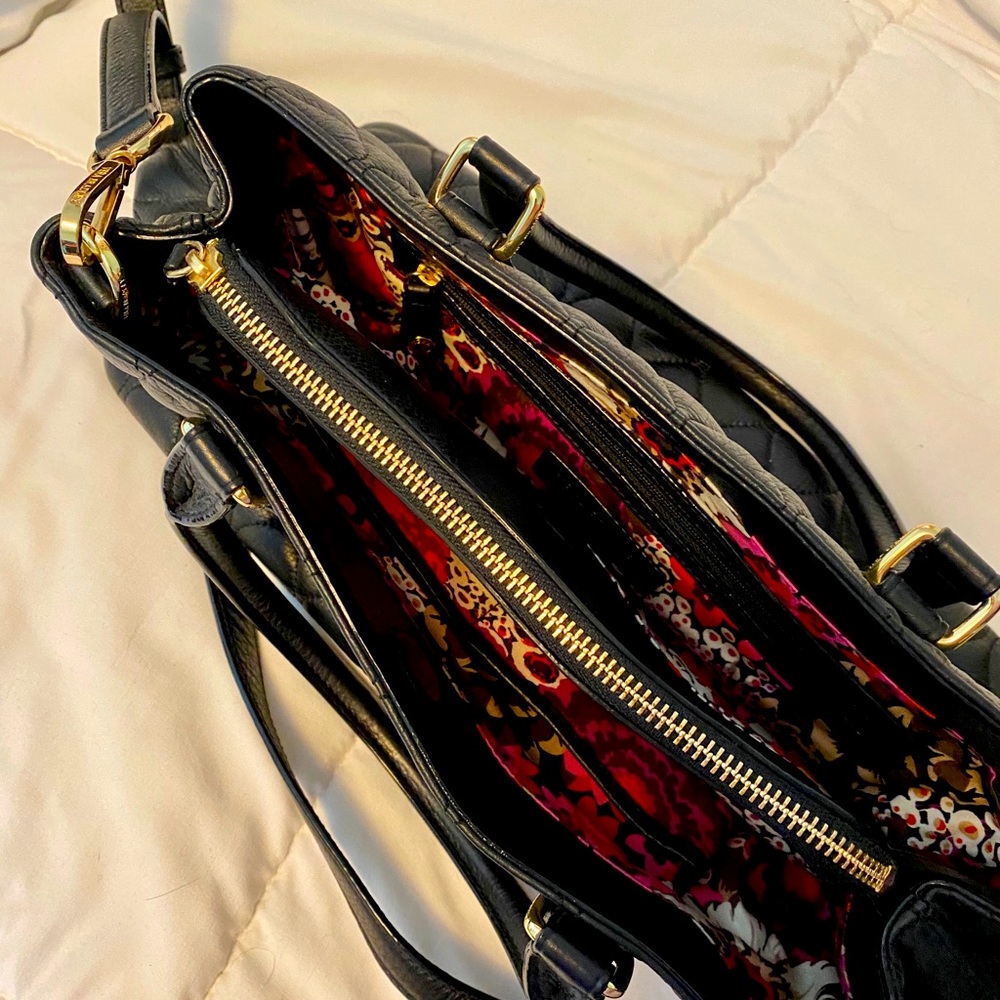 Vera Bradley quilted leather satchel - Emma - Picture 5 of 6